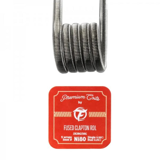 Fused Clapton RDL Ni80 0.50Ω New Version (10pcs) - Fumytech pro vape
