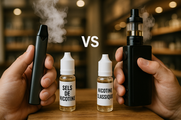 Sels de nicotine vs nicotine classique : quelles différences pour votre vape ?