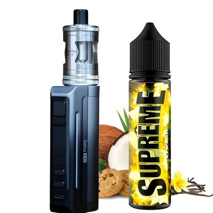 Kit Zelos X80 Aspire black+ E-liquide Suprême de Eliquide France Offert