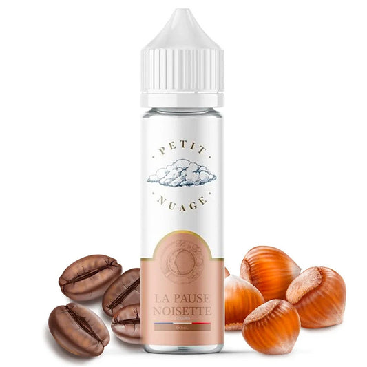 E-liquide La Pause Noisette – Petit Nuage 60ml, saveur café corsé et noisette