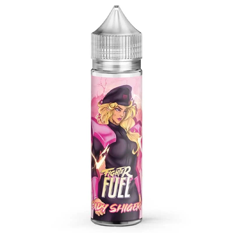E-liquide Lady Shigeri – Fighter Fuel 50ml – Fraise, pastèque, grenade et fraîse