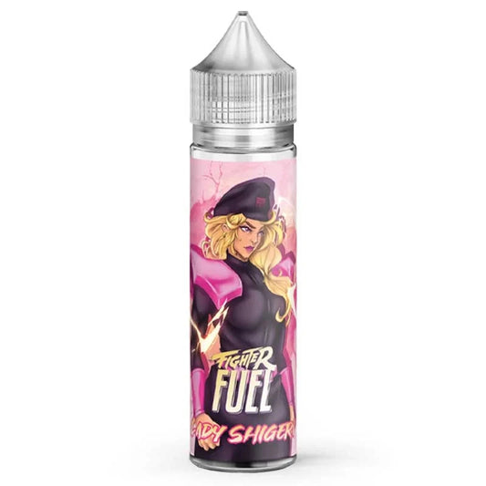 E-liquide Lady Shigeri – Fighter Fuel 50ml – Fraise, pastèque, grenade et fraîse
