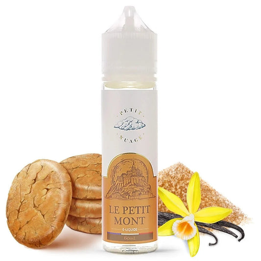 E-liquide Le Petit Mont – Petit Nuage 60ml, saveur sablé normand au beurre