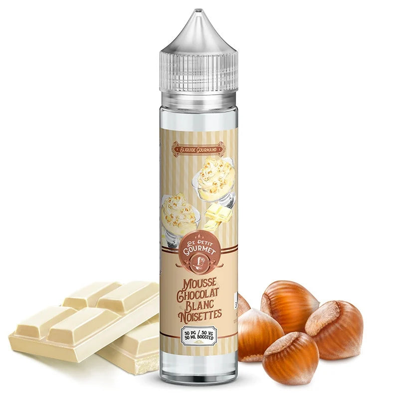 Mousse Chocolat Blanc Noisettes 50ml - Le Petit Gourmet smoke