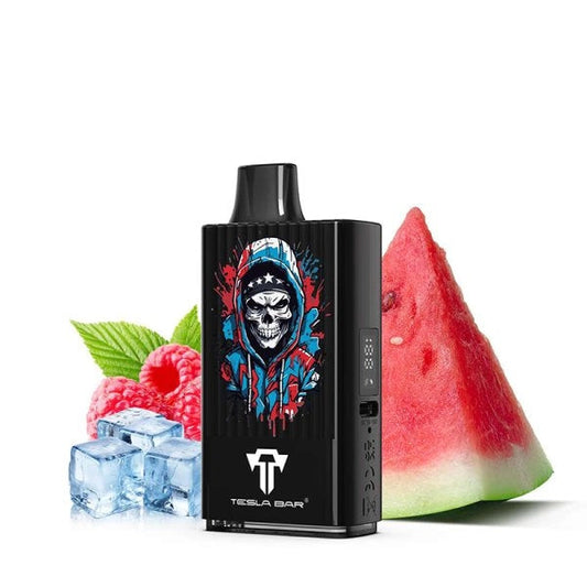 image puff-tesla bar-strawberry watermelon ice