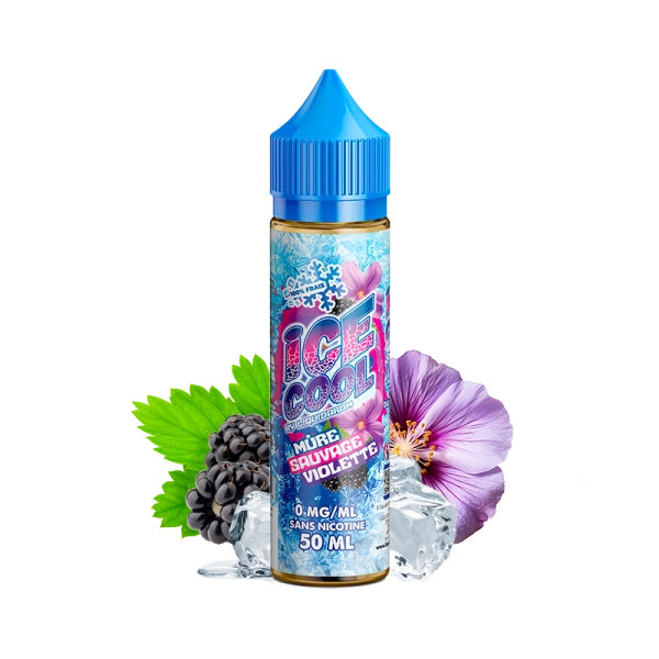 e-liquide Mûre Sauvage Violette 50ml - Ice Cool 