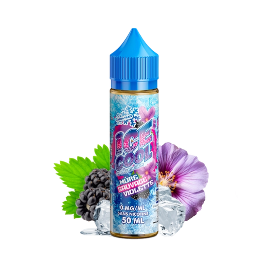 e-liquide Mûre Sauvage Violette 50ml - Ice Cool 