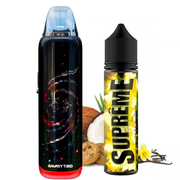 Kit pod Galaxy T360 Lost Vape lava galaxy  + E-liquide Suprême 50ml E-liquide France Offert 