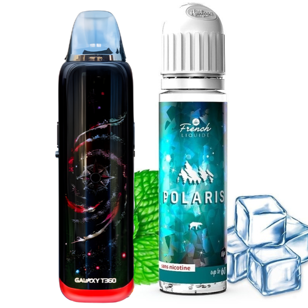 Kit pod Galaxy T360 Lost Vape lava galaxy + E-liquide Polaris Medium Offert 