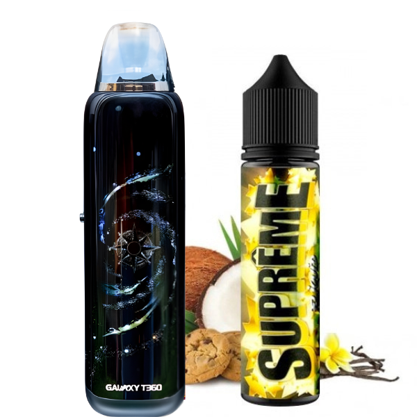 Kit pod Galaxy T360 Lost Vape ocean galaxy + E-liquide Suprême 50ml E-liquide France Offert