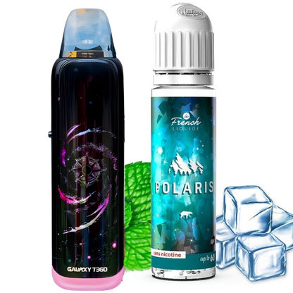 Kit pod Galaxy T360 Lost Vape sakura galaxy + E-liquide Polaris Medium Offert