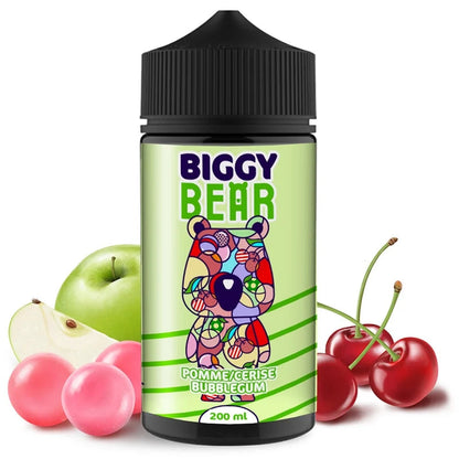 Pomme Cerise Bubble Gum 200ml - Biggy Bear smoke