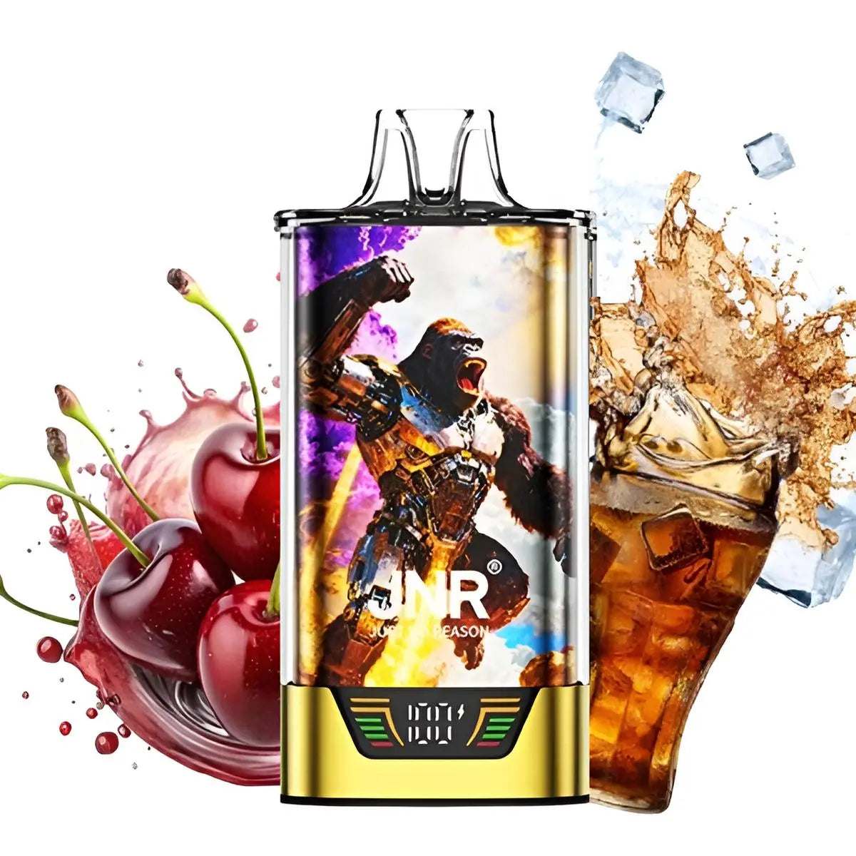 Kit Puff Rechargeable Gorilla X 43K – JNR cerise cola nouveauté