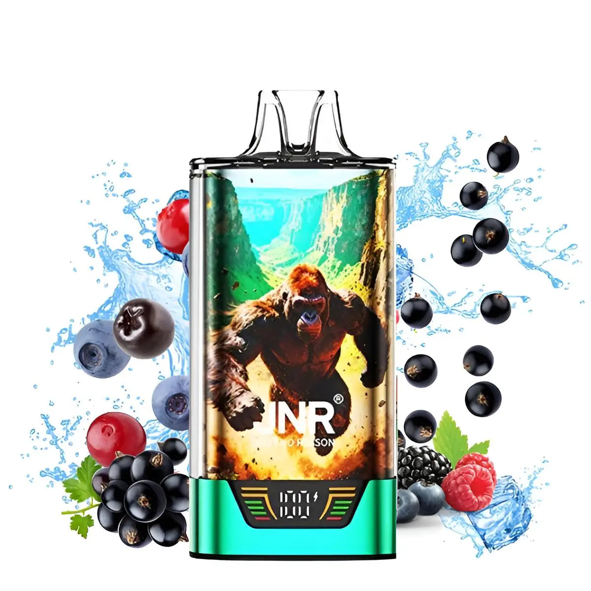 Kit Puff Rechargeable Gorilla X 43K – JNR baie sauvage glacée pas cher - revolt vape