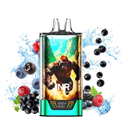 Kit Puff Rechargeable Gorilla X 43K – JNR baie sauvage glacée pas cher - revolt vape