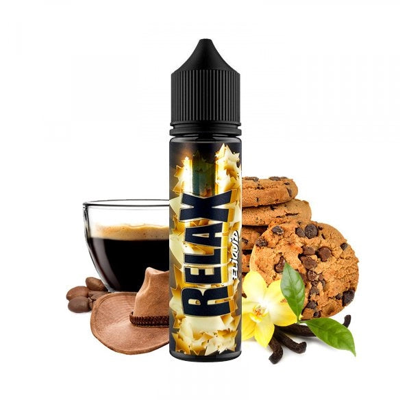 e-liquide Relax 50ml cookies café vanille - Eliquid France - Revolt Vape
