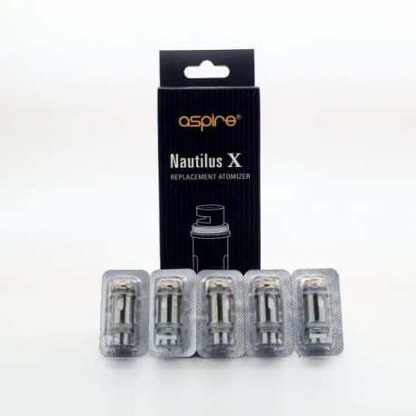 Résistance Nautilus X - Pack de 5 - Aspire - Revolt Vape
