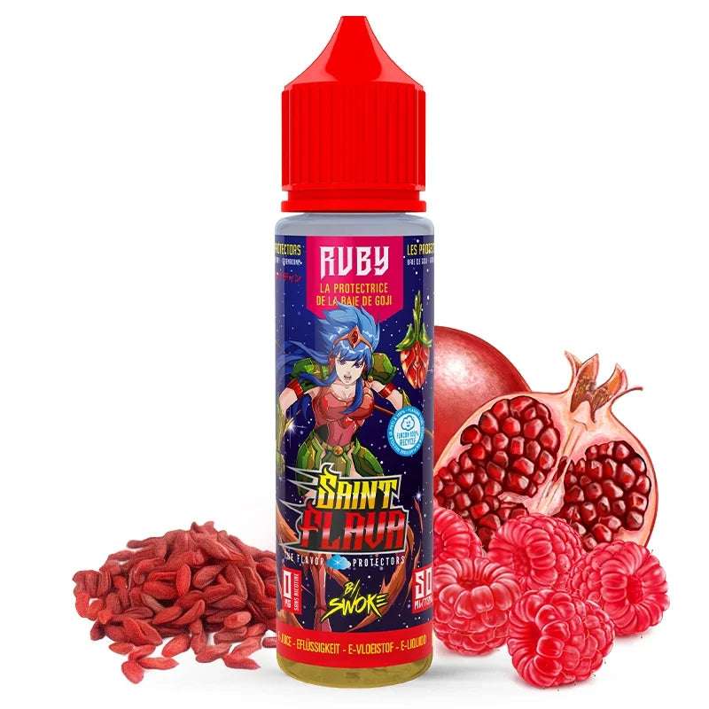 E-liquide Ruby Swoke 50ml – Saveurs goji, framboise et grenadine