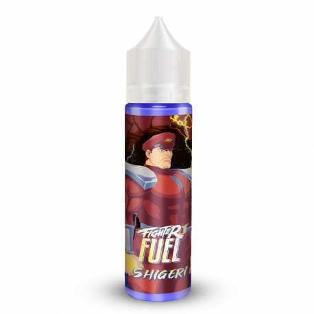 Flacon e-liquide Shigeri 50ml – saveurs fruits rouges, fraise, grenade, kiwi – Fighter Fuel