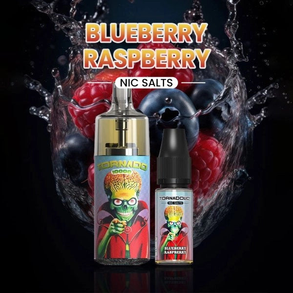 Puff Tornado 10000 blueberry rasberry