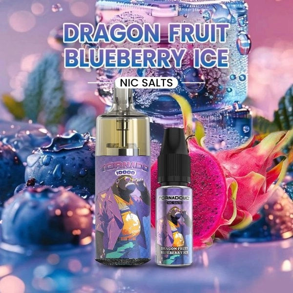 Puff Tornado 10000 dragon fruit blueberry ice