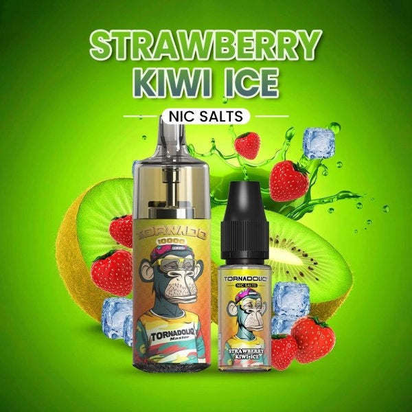 Puff Tornado 10000 strawberry kiwi ice