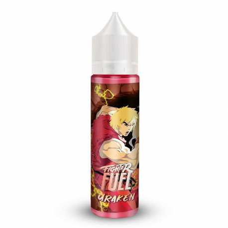 Flacon e-liquide Uraken 50ml – saveurs arbouse, fraise et fraîcheur – Fighter Fuel- Revolt Vape