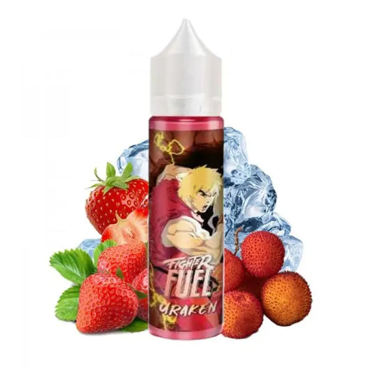 e-liquide Uraken 50ml – saveurs arbouse, fraise et fraîcheur – Fighter Fuel- Revolt Vape