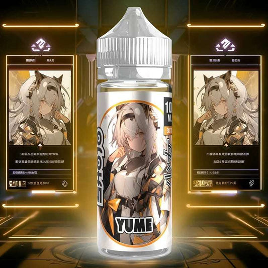 E-liquide Yume Shojo – 120ml – mangue, fraise, effet glacé – PG/VG 30/70 – inspiration manga gaming – Fabriqué en France