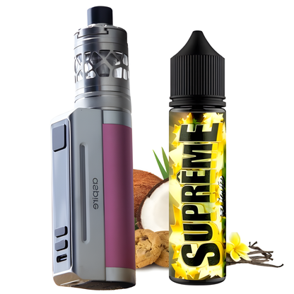 Kit Zelos M80 Aspire  pink + E-liquide Suprême 50ml E-liquide France Offert